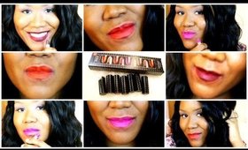 Kat Von D Studded Kiss Lipstick Set Lip Swatches and Review - Brown Girl Friendly Lipsticks