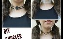 Easy DIY Chocker Necklaces + How to Wear