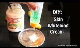 Skin Whitening & Lightening _ DIY Home Remedy Cream _ Dark Indian Skin l  SuperWowStyle