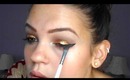 Makeup Tutorial: Orange Glitter Smokey Eye