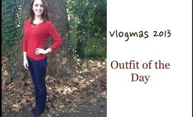 Vlogmas Day 23 ❅ CASUAL CHRISTMAS 2013 OOTD