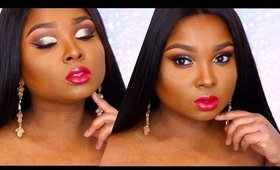 Full Face Classic Holiday Glam with a twist -  ft Klaiyi Hair
