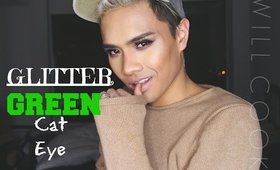 GREEN GLITTER FALL LOOK :: DOSE OF COLORS + MORPHE | WILL COOK