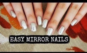 Super Easy Mirror Nails! | ft Empress Tips | Rosa Klochkov