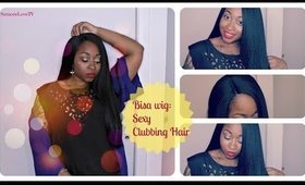 Clubbing Hair: Bisa Wig Janet Collection Natural Super Flow Deep Part ft GirlRatesWorld