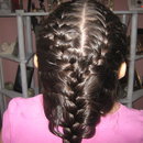 Double french braid