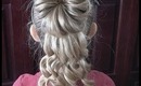 How to do a Half Up Hair Bun Curly Updo