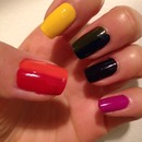Rainbow nail