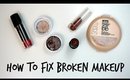 How to Fix Broken Makeup