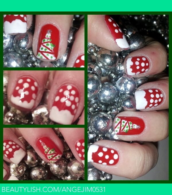 Christmas Tree Nails | Angela P.'s (angejim0531) Photo | Beautylish