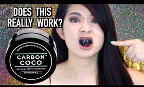 How to Whiten Teeth in 2 Minutes! || DOES THIS WORK? Carbon Coco Review