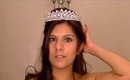 Hair Puff using hair puff piece - great for tiara setting