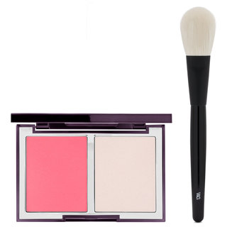 The First Edition F1 Angled Cheek Brush + Free The Weightless Veil Blush Palette Blush Peony