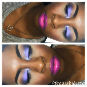 Follow me on Instagram to see what I used for this look and many other makeup pics @muashaleena 