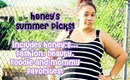 Honey's Summer Picks - includes Honey's Fashion, Foodie, Beauty and Mommy Favorites!