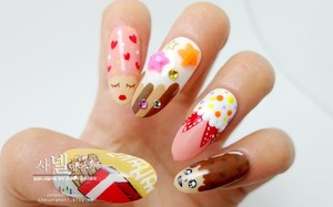 Happy Pepero Day to you all! Hope you like my pepero nail art! you wanna know what pepero day is? Let's see them~♥ 
http://saranail.blogspot.com
