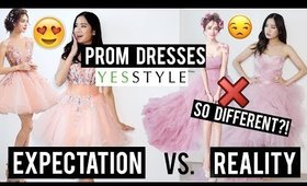 Try on: CHEAP Prom Dresses from YESSTYLE 2019 | I think I'm too short for these...