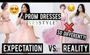 Try on: CHEAP Prom Dresses from YESSTYLE 2019 | I think I'm too short for these...