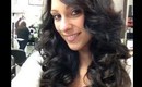 Kim Kardashian Inspired Curls with Instant Beauty Hair Extensions