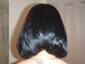*BeautyByJualz* Yaniras' 45er (back view) after she goes short and dark :) LOVE IT!
