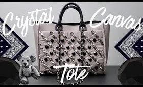 DIY | Crystal Canvas Tote | BellaGemaNails