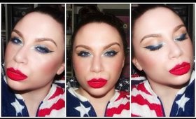 Fourth Of July Make Up Tutorial