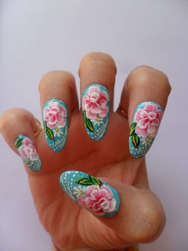 Roses Nails | Bhamasha U.'s Photo | Beautylish