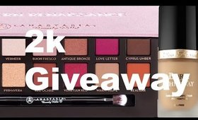 2k Makeup Giveaway (OPEN)  // Anastasia Beverly Hills & Too Faced