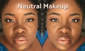 Neutral Makeup Look | Tips for Hooded Eyes