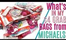 What's in my Michaels $4 Grab Bags for Valentines Day 2020