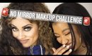 No Mirror Makeup Challenge Collab | Mua_Myesha and Goldenxoo