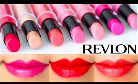 Revlon ColorStay Ultimate Suede Lipstick Swatches on Lips