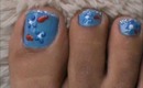 Toe Nail Art with 3D nail art pens- design ideas, cost, price and easy nail designs for beginners