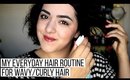 My Everyday Hair Routine for Wavy/Curly Hair | Laura Neuzeth