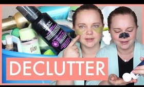 Skincare and Hair Product Declutter