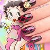 Betty Boop Inspired Nail Art