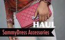 HAUL | SammyDress Accessories (OOTD with Chanel Boy Dupe!)
