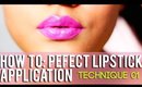 How to: Perfect Lipstick Application
