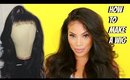 HOW TO MAKE A WIG WITH A FRONTAL