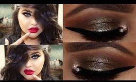 Sparkly Holiday Glam Makeup 2015