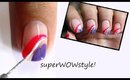 Abstract French Tip Manicure! Nail Designs - Easy Nail Art for Beginners