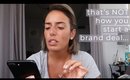 brands taking advantage of newer creators & a VLOG | whatsmariahupto | vlog#2