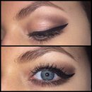 Basic eye look