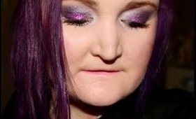 New Year Eve Makeup ~ Violet Sparkles