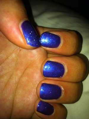 purple purple and silver VIP status by cnd shellac! birthday present from my boy <3 
