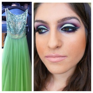Prom/ball makeup