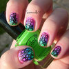 Lisa Frank Inspired Nails