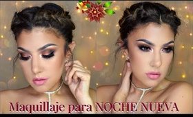 🎅Ahumado calido para Noche Buena/️🎊 Smokey Eye for Christmas | auroramakeup