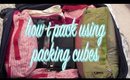How I Pack Using Packing Cubes