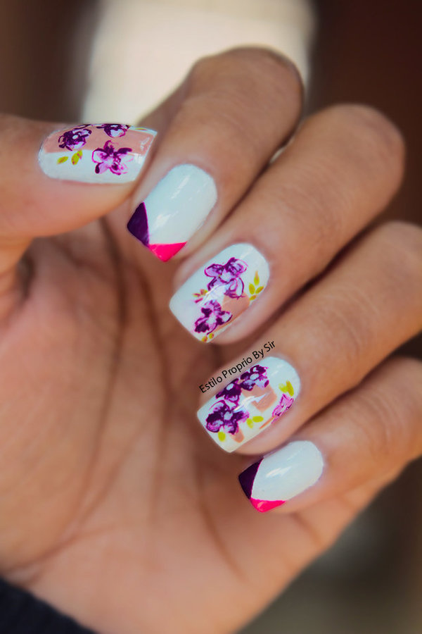 Unha Floral | Sica R.'s Photo | Beautylish